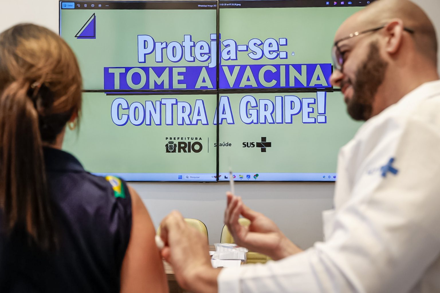 Campanha de Vacinação contra a Gripe começa no Rio
