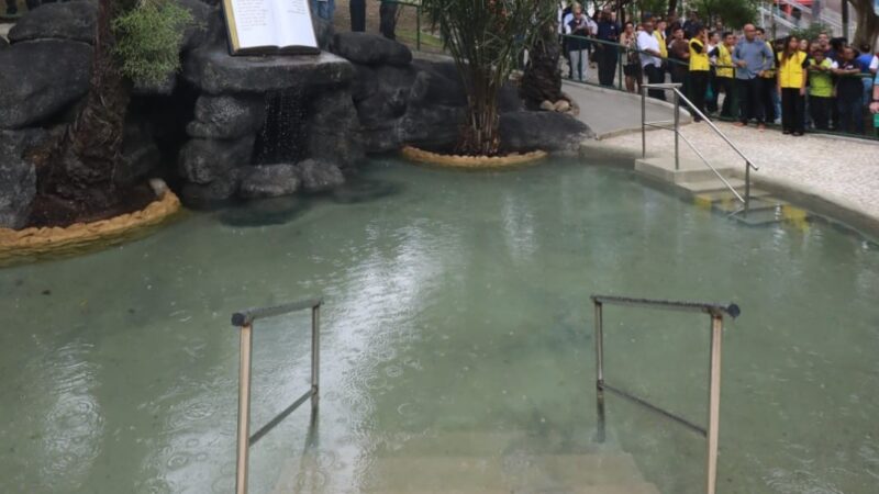 Prefeitura inaugura primeiro batistério público do município