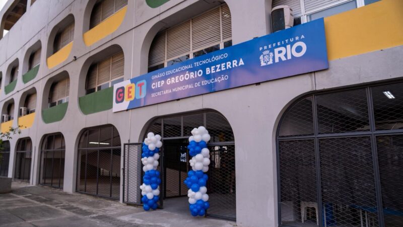 Prefeitura do Rio inaugura novo Ginásio Educacional Tecnológico na Zona Norte