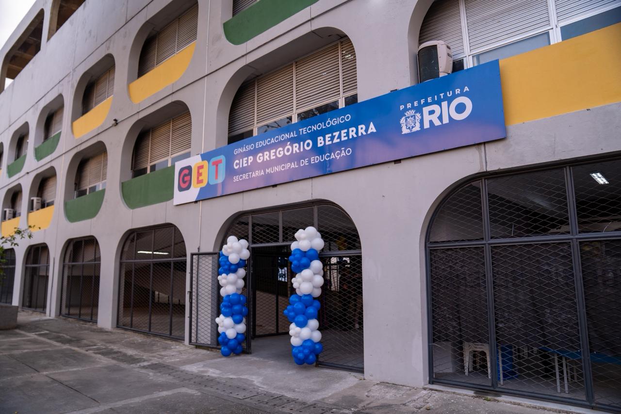 Prefeitura do Rio inaugura novo Ginásio Educacional Tecnológico na Zona Norte