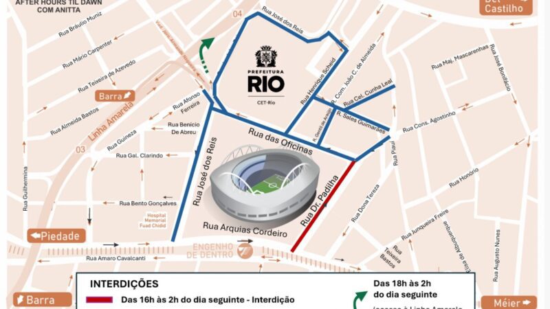 CET-Rio prepara operação especial de trânsito para show de The Weeknd no domingo (26)