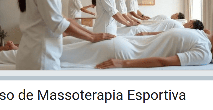 Inscrições para curso de massoterapia esportiva são abertas pela Secretaria Municipal de Esportes