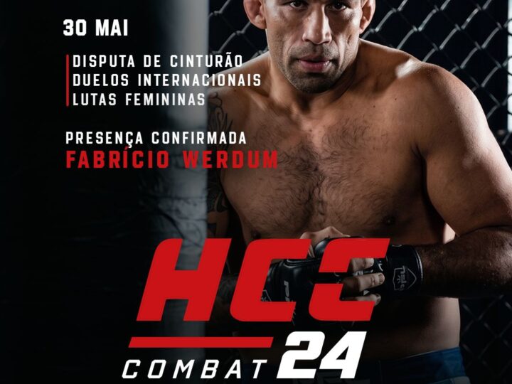 HCC Combat 24 traz Fabrício Werdum para edição histórica em Guarapari ES