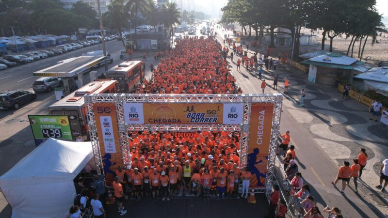 Corrida e caminhada da Comlurb movimentam Copacabana neste domingo