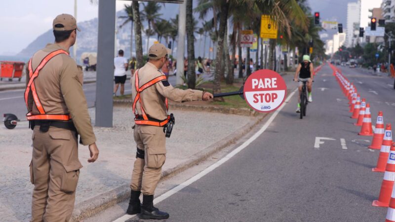 Rio inaugura ciclofaixa de lazer de 7,2 quilômetros na orla da Zona Sul