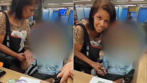 Mulher leva cadáver para sacar R$ 17 mil em banco, no Rio. Vídeo