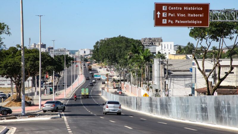 Primeiro Trecho de Obras na Avenida 22 de Maio, em Itaboraí, Concluído pelo Governo do Estado