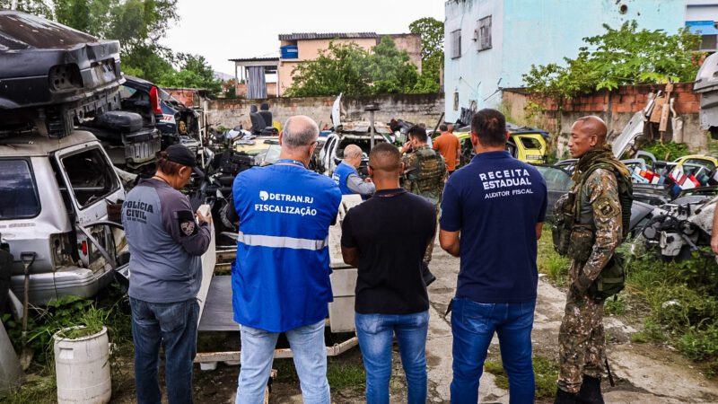 Força-Tarefa de Cláudio Castro Remove 600 Toneladas de Ferros-Velhos Ilegais