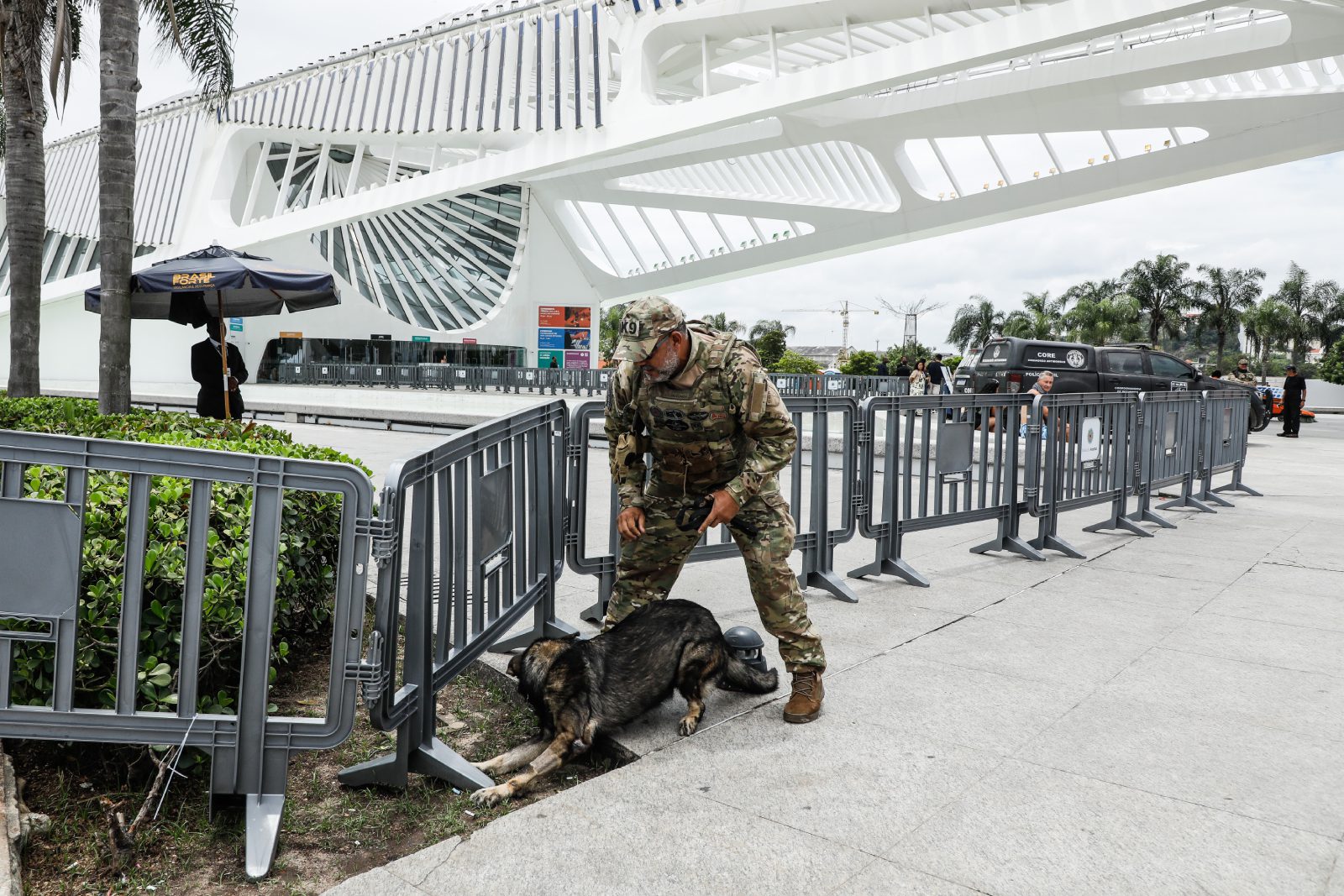 Governo do Estado do Rio realiza vistorias antibomba em áreas que receberão as reuniões do G20