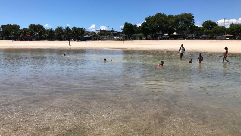 Nesta terça, a Rio-Águas finalizou os serviços de manutenção e o Piscinão de Ramos está novamente cheio