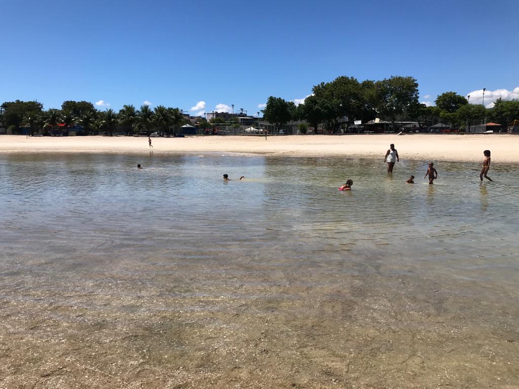 Nesta terça, a Rio-Águas finalizou os serviços de manutenção e o Piscinão de Ramos está novamente cheio