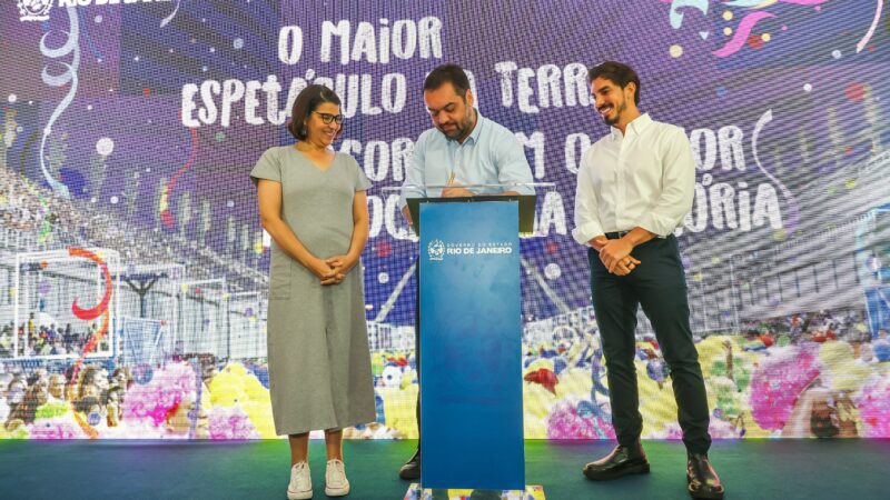 Governador Cláudio Castro libera maior investimento do Estado para escolas de samba do Grupo Especial