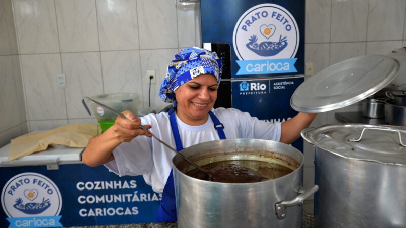 No Natal e Ano Novo, as Cozinhas Comunitárias do RJ estarão de portas abertas