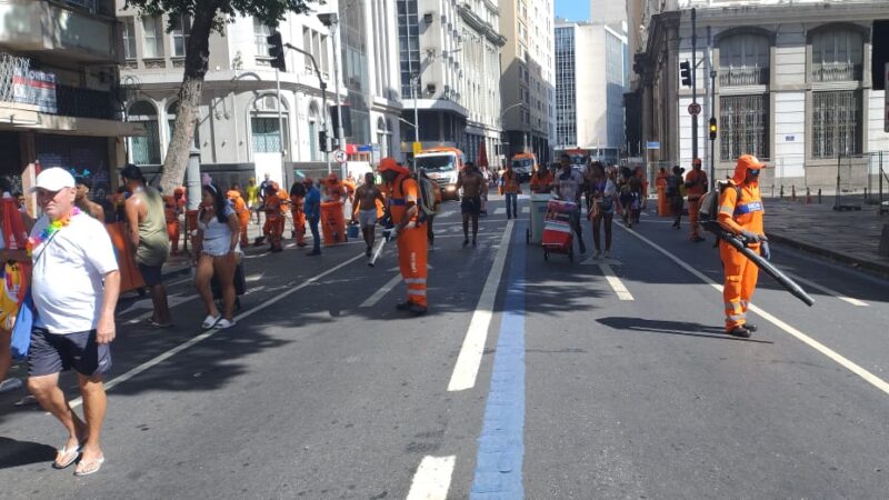 Comlurb recolheu 31 toneladas de resíduos no segundo fim de semana oficial de blocos de rua